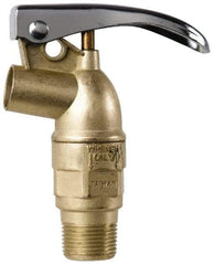 Value Collection - 3/4" NPT Zinc Rigid Drum Faucet - No Arrester, Self Closing - Best Tool & Supply