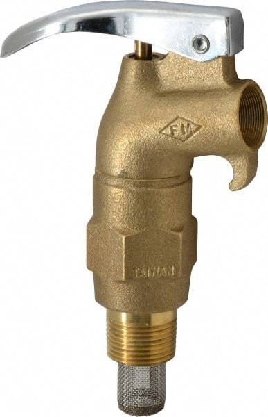 Value Collection - 3/4" NPT Brass Rigid Drum Faucet - FM Approved, External Arrester, Self Closing - Best Tool & Supply