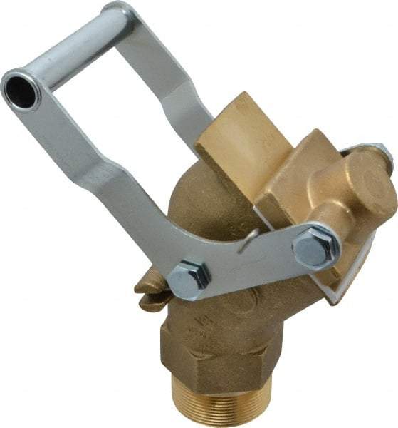 Value Collection - Brass Rigid Drum Gate Valve - FM Approved, No Arrester, Self Closing - Best Tool & Supply