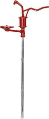 Wesco Industrial Products - Cast Iron Hand Operated Lever Pump - 16 oz per Stroke, For Fuel Oil Products - Best Tool & Supply