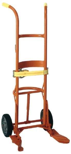 Wesco Industrial Products - 1,000 Lb Load Capacity, 55 Gal Drum Hand Truck - 23-1/2" Wide x 59-3/4" High, 2 Wheels - Best Tool & Supply