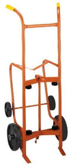 Wesco Industrial Products - 1,000 Lb Load Capacity, 55 Gal Drum Hand Truck - 24" Wide x 56" High, 4 Wheels - Best Tool & Supply