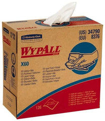 WypAll - Dry Shop Towel/Industrial Wipes - Pop-Up, 16-3/4" x 9" Sheet Size, White - Best Tool & Supply