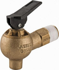 Justrite - 3/4" NPT Brass Drum Faucet - FM Approved - Best Tool & Supply