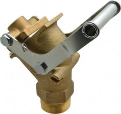 Value Collection - 2" NPT Brass Rigid Drum Gate Valve - No Arrester, Self Closing - Best Tool & Supply