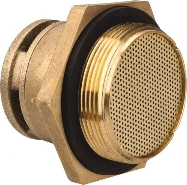 Justrite - Drum Vents Type: Vertical Drum Vent Material: Brass - Best Tool & Supply