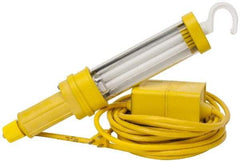 Woodhead Electrical - 120 VAC, 13 Watt, Electric, Fluorescent Portable Handheld Work Light - 25' Cord, 1 Head, 900 Lumens, Nitrile, 342.9mm Long x 38.1mm Wide x 66.04mm High - Best Tool & Supply