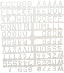 Ghent - Plastic Letter Kits Type: Reusable Letters Display Size: 3/4 (Inch) - Best Tool & Supply