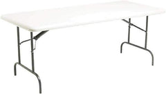 ICEBERG - 30" Long x 72" Wide x 29" High, Folding Table - Platinum - Best Tool & Supply