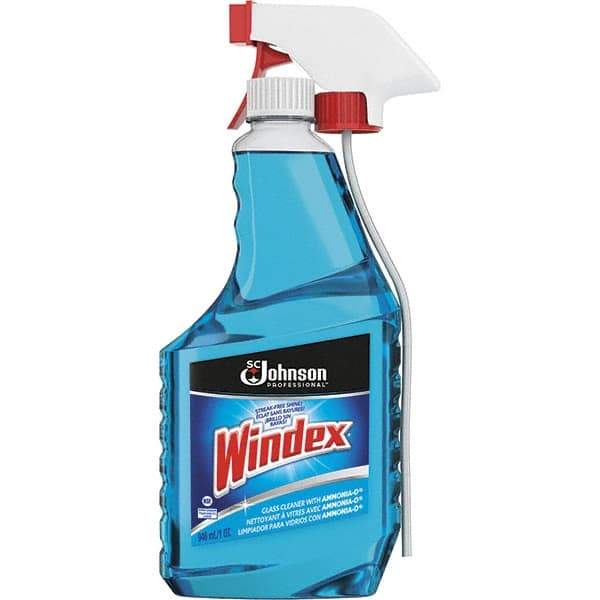 Windex - 32 oz Spray Bottle Ammonia Glass Cleaner - Use on Chrome, Hard Surfaces, Plexiglass, Stainless Steel - Best Tool & Supply