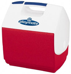 Igloo - 7 Qt Ice Chest - Plastic, Red/White - Best Tool & Supply