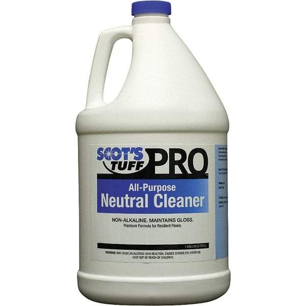 Scot's Tuff - 1 Gal Bottle Cleaner - Use on Marble Terrazzo, Painted Surfaces, Tile, Varnished Wood - Best Tool & Supply