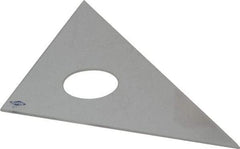 Alvin - 8 Inch Long, Styrene Plastic Triangles - Best Tool & Supply