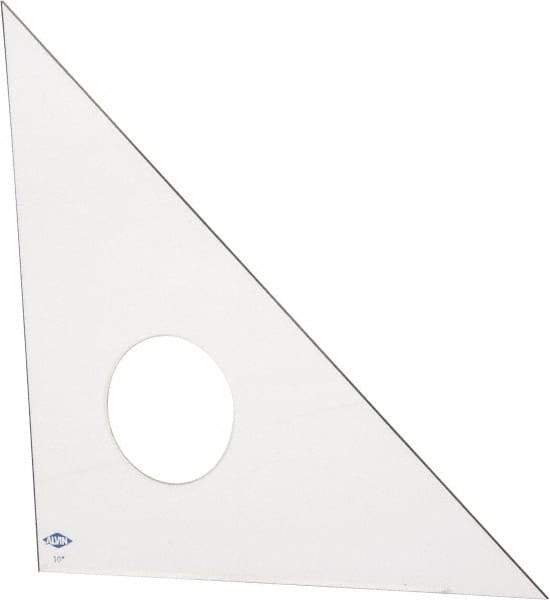 Alvin - 10 Inch Long, Styrene Plastic Triangles - Best Tool & Supply