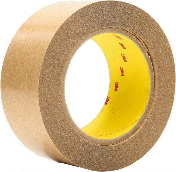 3M - 2" x 36 Yd Acrylic Adhesive Double Sided Tape - 4 mil Thick, Clear, Polyester Film Liner - Best Tool & Supply