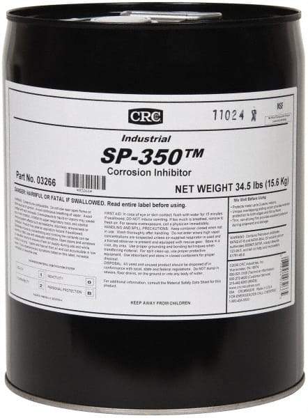 CRC - 5 Gal Rust/Corrosion Inhibitor - Comes in Pail, Food Grade - Best Tool & Supply