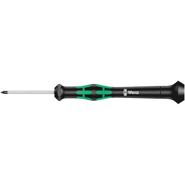 Wera - M Point, 40mm Blade Length Microstix Screwdriver - 137mm OAL - Best Tool & Supply