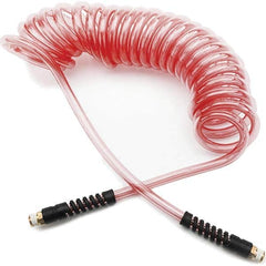 Parker - Coiled & Self-Storing Hose Inside Diameter (Inch): 1/4 Material: 95A Shore Durometer Polyurethane - Best Tool & Supply