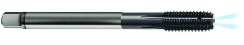 M24 x 1.50 Dia. - 6HX - 7 FL - Carbide Semi-Bott Tap-TiCN -Coolant-Thru-FORM-C DIN 374 - Best Tool & Supply