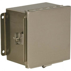 Wiegmann - NEMA 4X Stainless Steel Standard Enclosure with Continuous Hinge Cover - Best Tool & Supply