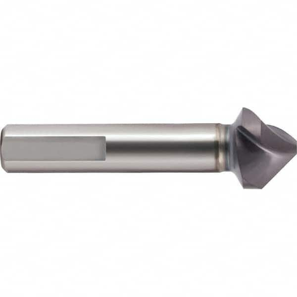 Guhring - 10mm Head Diam, 6mm Shank Diam, 3-Flute 90° Cobalt Countersink - Best Tool & Supply