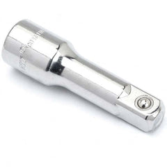 Crescent - Socket Extensions; Tool Type: Extension ; Drive Size (Inch): 1/2 ; Overall Length (mm): 76.0000 ; Overall Length (Inch): 3 ; Finish/Coating: Full Polish Chrome - Exact Industrial Supply