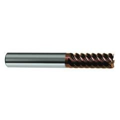 3/8" Dia. - 2-1/2" OAL - 45° Helix Nano-SI Carbide End Mill - 6 FL - Best Tool & Supply