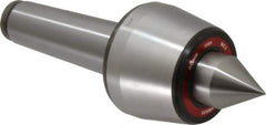 Rohm - MT5 Taper Shank, 3.543" Head Diam 2,000 Lb Capacity Live Center - 3,000 Max RPM, 2.764" Head Length, 1.5748" Point Diam, 1.988" Point Len, 4,400 Lb Max Workpc, 10.177" OAL, Standard Point - Best Tool & Supply