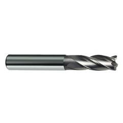 12mm Dia. x 83mm Overall Length 4-Flute Square End Solid Carbide SE End Mill-Round Shank-Center Cut-Uncoated - Best Tool & Supply