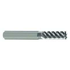 12mm Dia. - 83mm OAL - 45° Helix Bright Carbide End Mill - 6 FL - Best Tool & Supply