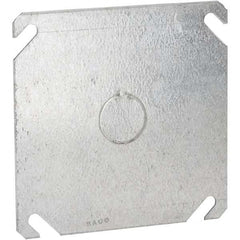 Hubbell-Raco - Steel Electrical Box Flat Cover - Best Tool & Supply