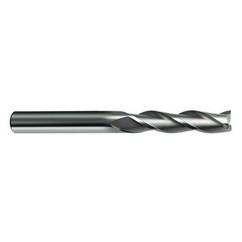 5/8 Dia. x 6 Overall Length 3-Flute Square End Solid Carbide SE End Mill-Round Shank-Center Cut-Uncoated - Best Tool & Supply