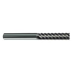 5/16" Dia. - 3" OAL - 45° Helix Bright Carbide End Mill - 6 FL - Best Tool & Supply