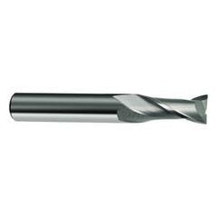 8.5mm Dia. x 67mm Overall Length 2-Flute Square End Solid Carbide SE End Mill-Round Shank-Center Cut-Uncoated - Best Tool & Supply