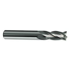 11mm Dia. x 83mm Overall Length 4-Flute Square End Solid Carbide SE End Mill-Round Shank-Center Cut-Uncoated - Best Tool & Supply