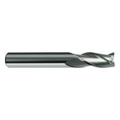 12mm Dia. x 83mm Overall Length 3-Flute Square End Solid Carbide SE End Mill-Round Shank-Center Cut-Firex - Best Tool & Supply