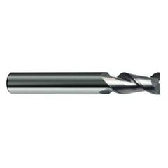 5mm Dia. - 57mm OAL - 45° Helix Bright Carbide End Mill - 2 FL - Best Tool & Supply