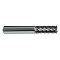 14mm Dia. - 83mm OAL - 45° Helix Bright Carbide End Mill - 6 FL - Best Tool & Supply