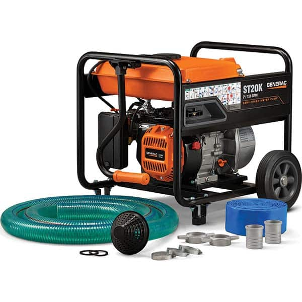 Generac Power - Self-Priming Engine Pumps Horsepower: 5.0 Engine Type: OHV - Best Tool & Supply