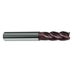 1/2" Dia. - 2-1/2" OAL - 4 FL Variable Helix Nano-A Carbide End Mill - Best Tool & Supply