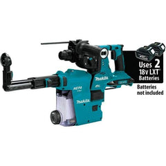 Makita - 36 Volt 1-1/8" SDS Plus Chuck Cordless Rotary Hammer - 5000 BPM, 0 to 980 RPM, Reversible - Best Tool & Supply