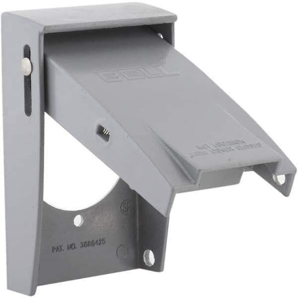 Hubbell-Raco - Weatherproof Box Covers Cover Shape: Rectangle Number of Holes in Outlet: 1 - Best Tool & Supply