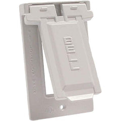 Hubbell-Raco - Weatherproof Box Covers Cover Shape: Rectangle Number of Holes in Outlet: 1 - Best Tool & Supply