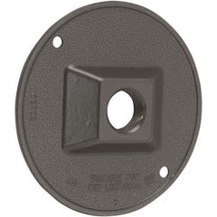 Hubbell-Raco - Weatherproof Box Covers Cover Shape: Round Number of Holes in Outlet: 1 - Best Tool & Supply