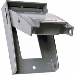 Hubbell-Raco - Weatherproof Box Covers Cover Shape: Rectangle Number of Holes in Outlet: 1 - Best Tool & Supply