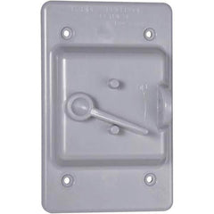 Hubbell-Raco - Weatherproof Box Covers Cover Shape: Rectangle Number of Holes in Outlet: 1 - Best Tool & Supply