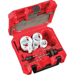 Milwaukee Tool - Hole Saw Kits Minimum Saw Diameter (Inch): 7/8 Maximum Saw Diameter (Inch): 2-1/2 - Best Tool & Supply