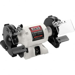 Jet - Bench Grinders & Buffers Machine Type: Bench Grinder Wheel Diameter (Inch): Accepts 8 - Best Tool & Supply