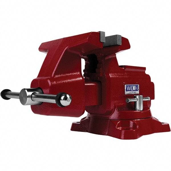 Wilton - Bench & Pipe Combination Vises Jaw Width (Inch): 8 Jaw Opening Capacity (Inch): 8-1/2 - Best Tool & Supply