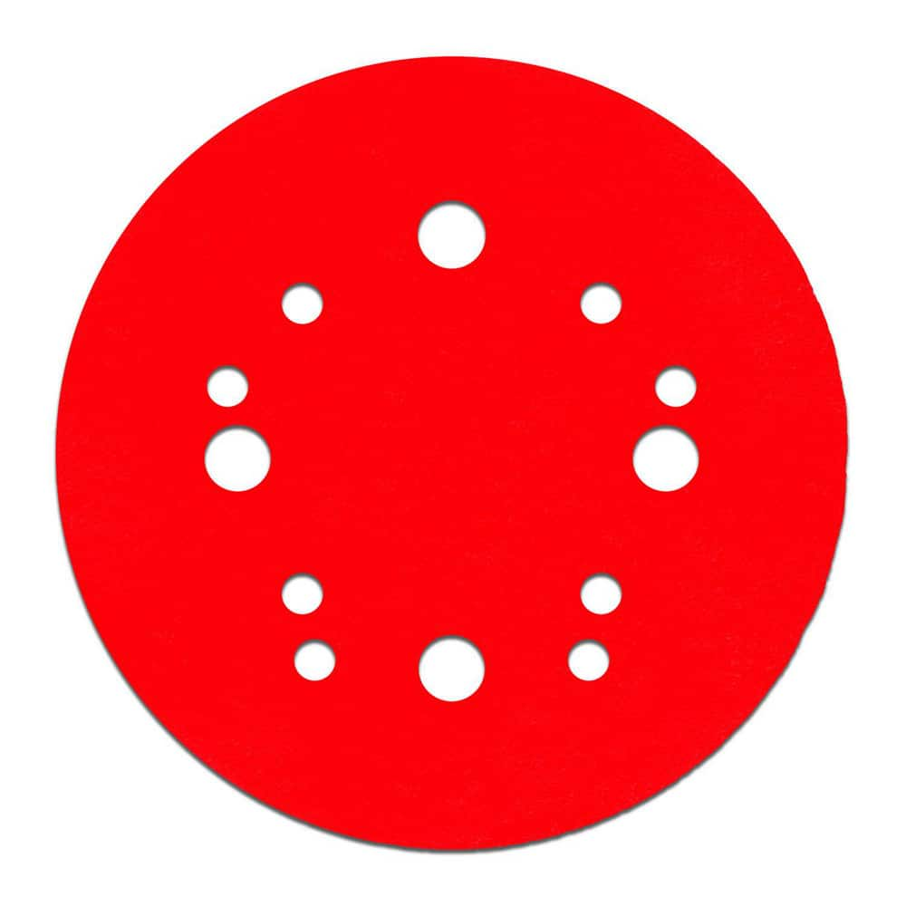 Hook & Loop Discs; Disc Diameter (Decimal Inch): 5; Grade: Ultra Fine; Grit: 220; Abrasive Material: Ceramic Blend; Disc Color: Red; Package Quantity: 4; Grit: 220; Grit: 220; Package Quantity: 4